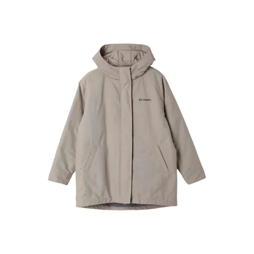 Columbia совместный бренд Бежевый Умбра Женские Пуховики