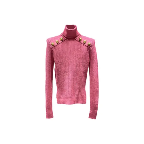 BALMAIN Розовые Женские Свитеры