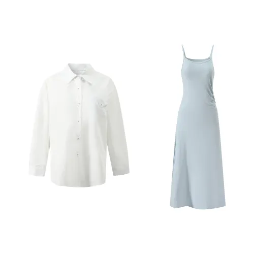 Udon House Рубашка Платье-камзол Женские Комплекты с юбкой