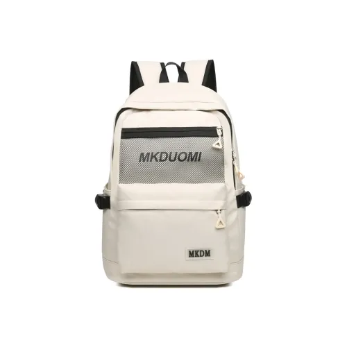 WRELS Nylon Backpack Standard White Black Dark Blue
