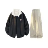 Чёрный + Абрикос [Комплекты одежды]