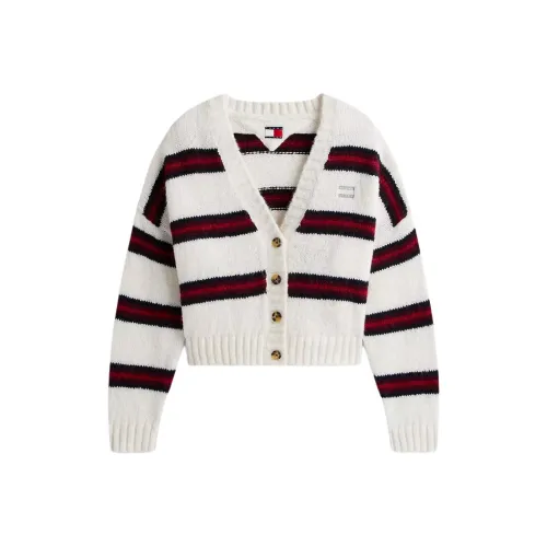 Tommy Hilfiger Серо-белые полосы Женские Свитера