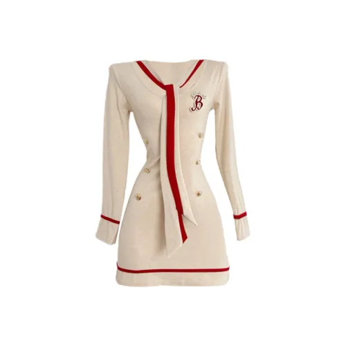 Udon House Длинное платье с длинными рукавами женское