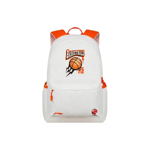 Лайнер Полиэстер Рюкзак Стандартный Унисекс Белый Оранжевый