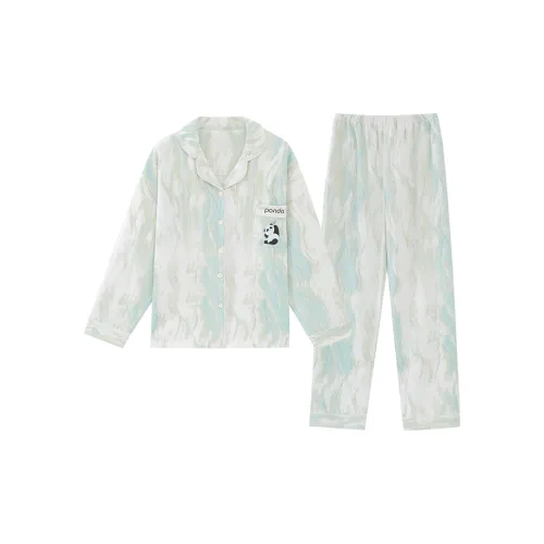 MADALLO Бирюзовый Женские Пижамные Комплекты