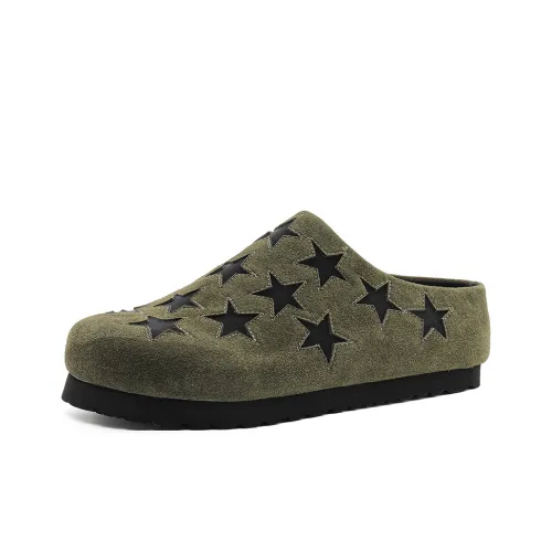 MPZY Birkenstock Позиционирование стиля Обувь Зеленый Унисекс