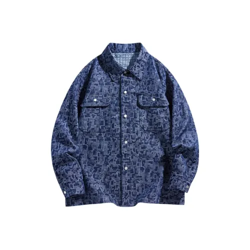 WJBS Синий Унисекс Джинсовые куртки