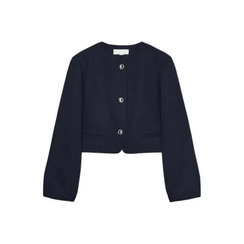 ZARA Морской синий Женские Деловые костюмы