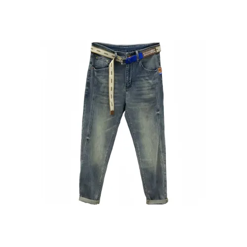 Chisportate Изображение Цвет Унисекс Джинсы