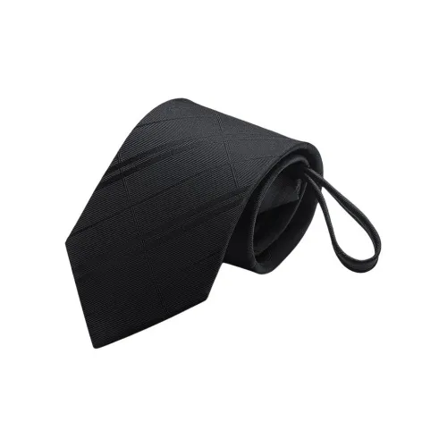 HLA Mulberry Silk Polyester Ties Men's