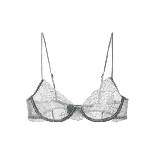 ZARA Светло-синие Женские Бюстгальтеры