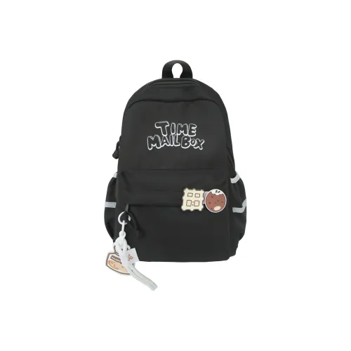 WRELS Nylon Backpack Standard Black Red Orange Khaki Green Pink