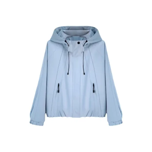 YUNFEIXIU Куртка Fashion Casual Большой размер Уменьшение веса Свободный крой Универсальный Анти-Аджинг Топ для Осеннего Женские