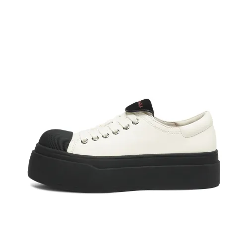 Rosa Bianca Высота Увеличивающие Дышащие Низкие Кроссовки для Скейтбординга Женские