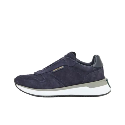 Ferragamo Низкий топ Повседневная обувь Мужская Морской синий
