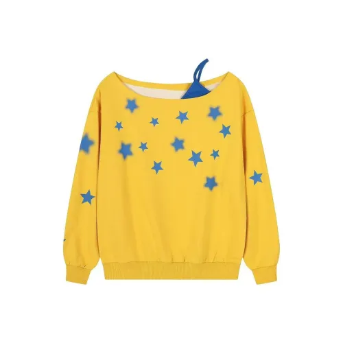 XIAOLIZI Желтый Унисекс Свитшоты