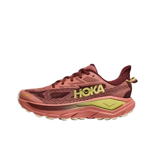 HOKA ONE ONE Challenger 8 Дышащие Беговые Кроссовки Женские Красные