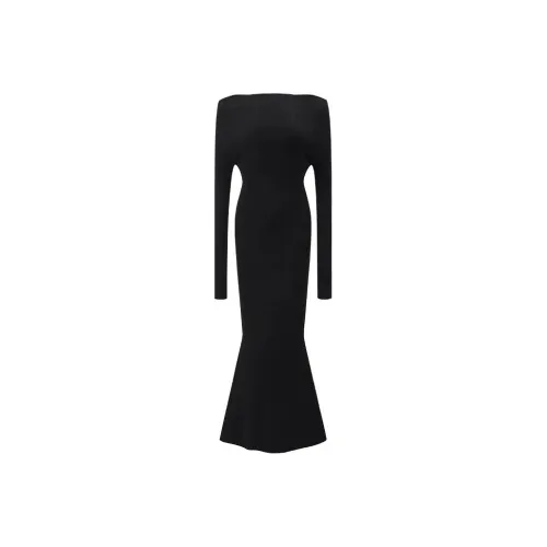 Showroom Plus Длинное платье с длинными рукавами женское