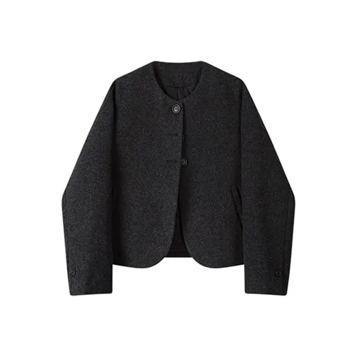 Devanro Серый Утепленный Женский Короткий Топ