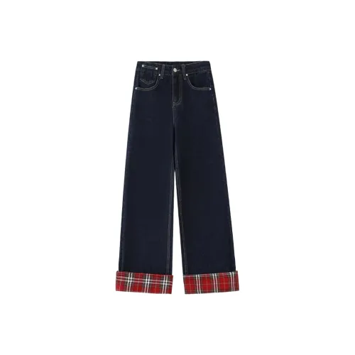 ARIADNAW STUDIO Темно-синий женский джинсы