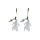 [Меняющий цвет жареная утка украшение] 2 шт, теплый-тактильный меняющий цвет