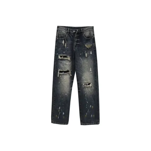 GEOGRE ALEX Синий Мужские Джинсы