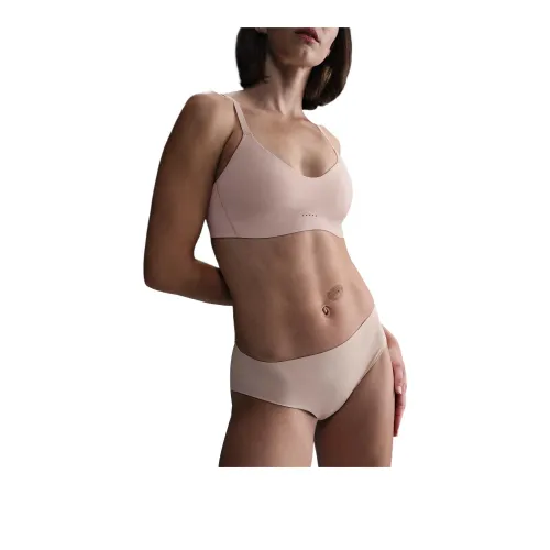 nike Dri Fit Защита от протечек Период Трусики-бикини Женские Чайный белый