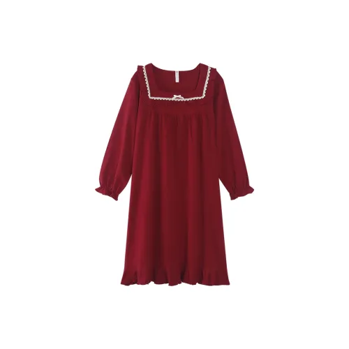 MADALLO Темно-красные Женские Ночные сорочки