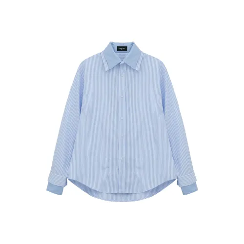 TURN TIDE Синий Унисекс Рубашки