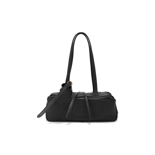 BEGOOER Microfiber Synthetic Leather Shoulder Bag Women's Black BEGOOER Микрофибра Синтетическая Кожа Плечевая Сумка Женская Черная