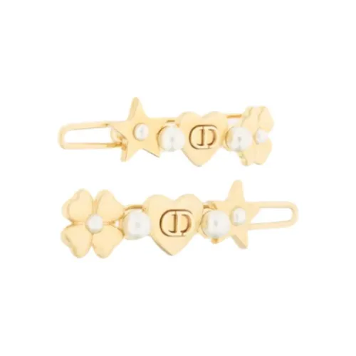 DIOR Металл Заколки для волос Женские Золото