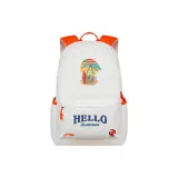 Закат, пляж, белый, оранжевый