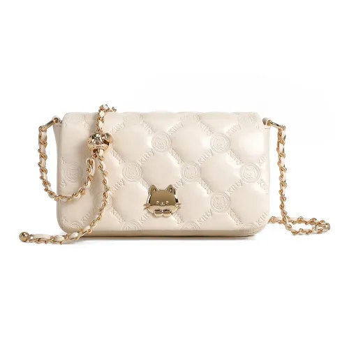 DIFFERENT FACES ПУ (полиуретан) Сумка через плечо Стандартная Женская Абрикос