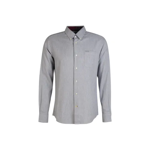 BARBOUR Серый Мужская Рубашка