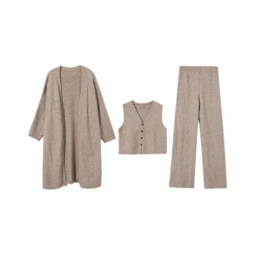 Udon House Khaki Женские Повседневные Костюмы