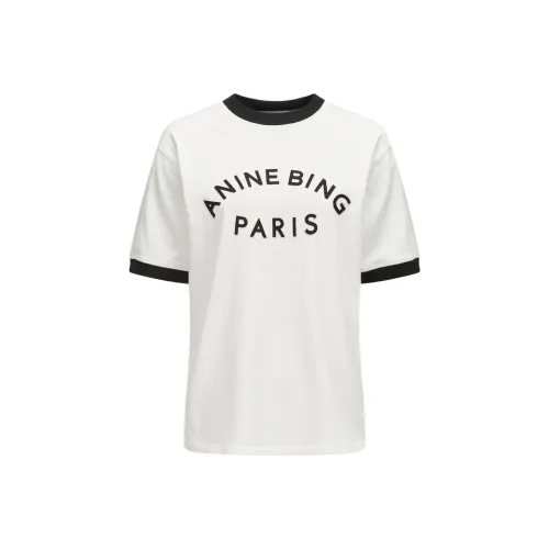 Anine Bing Белые Женские T-рубашки