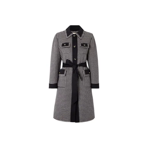 Valentino Черно-белое женское пальто