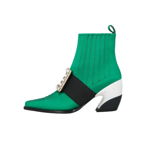 Roger Vivier Ботильоны 8 см Женские Зеленые