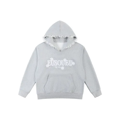 EUSOUEU Серый Унисекс Свитшоты