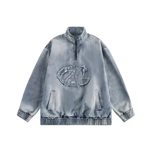 PEA Синий Унисекс Куртки