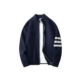 Темно-синий, синий, с длинными рукавами, футболка