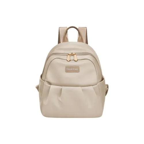 CinvaiKrose Ткань Короткий Distance Дорожный Рюкзак Обычный Женский Абрикос