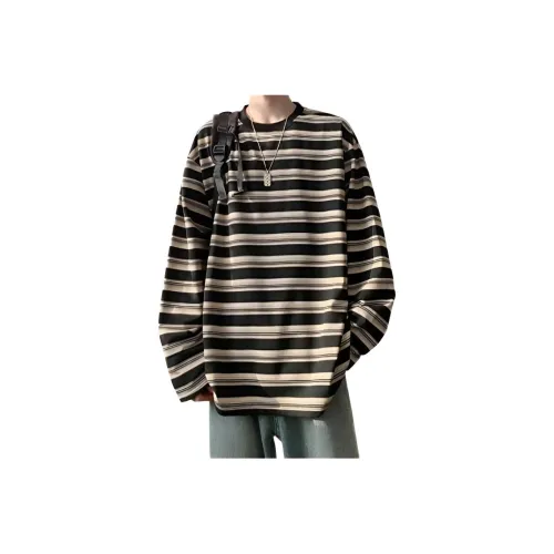 LH HOMME Топ Длинный рукав Т-рубашка Унисекс