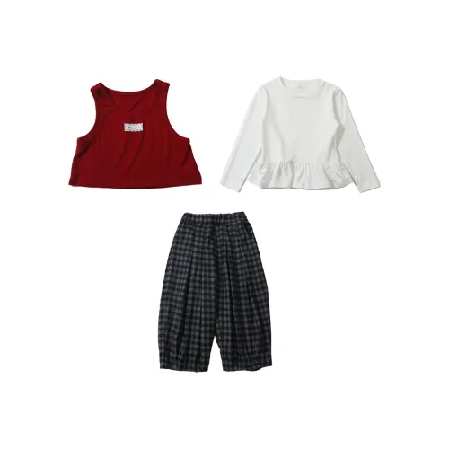 Smileyworld Майка Клетчатый Брюки AUTUMN Комплекты Одежды
