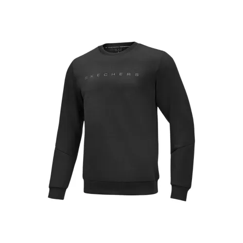 Skechers Углерод Черный 0018 Мужские Свитшоты