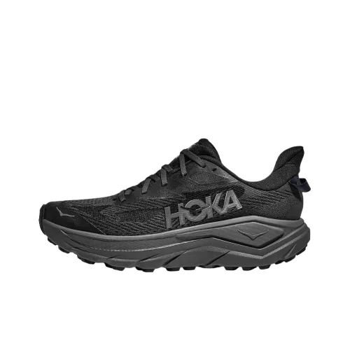 HOKA ONE ONE Challenger 8 Дышащая Поддерживающая Обувь для Трейл-Бега Мужская Черная