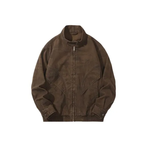 Xiyue Темно-коричневые мужские куртки