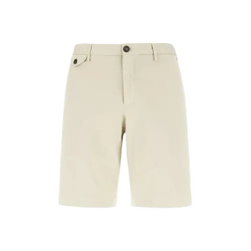 INCOTEX Экрю Мужские Повседневные Шорты