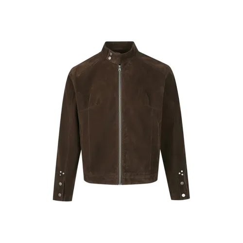 SOSTINE Воротник-стойка Harrington Пальто Унисекс