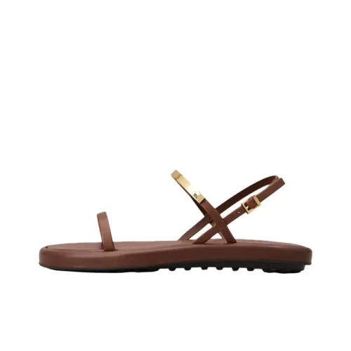 TOD'S One Ремешок Сандалии Женские Коричневый
